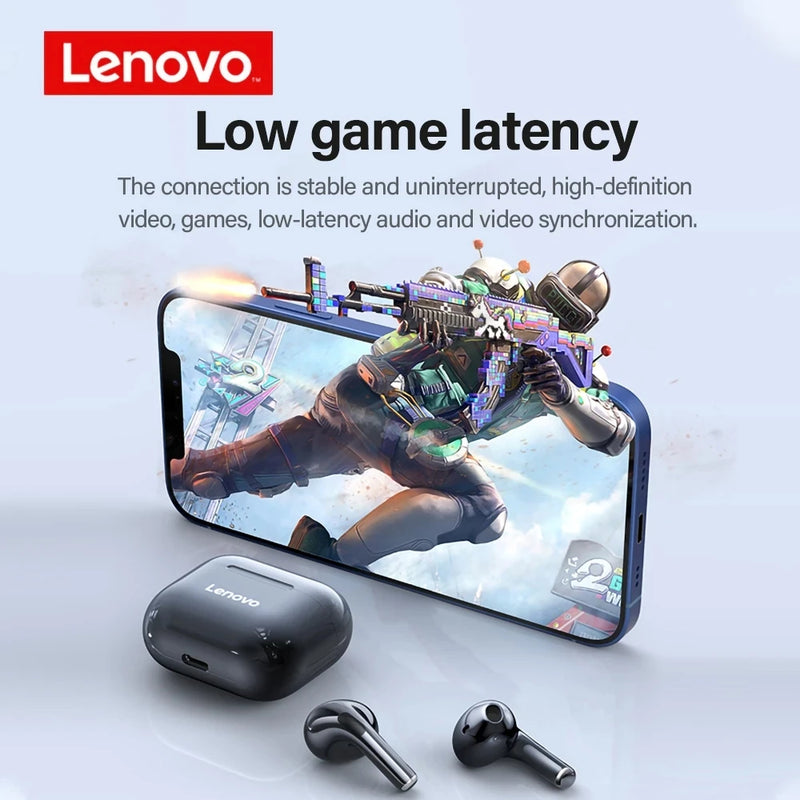 Fone original Lenovo LP40 wireless headphones TWS Bluetooth