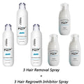 SPRAY de remoção de cabelo inibidor de crescimento de cabelo spray indolor redução de cabelo inibe permanentemente o crescimento de cabelo pele suave e sedosa