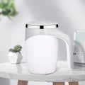 Caneca de Café Automática Recarregável – Agitação Elétrica Magnética em Aço Inoxidável