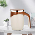 Caneca de Café Automática Recarregável – Agitação Elétrica Magnética em Aço Inoxidável