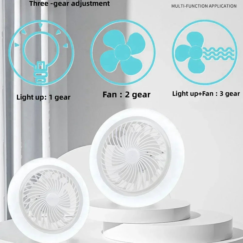 VENTILADOR DE TETO com Iluminação LED – Conforto, Estilo e Economia para Sua Casa
