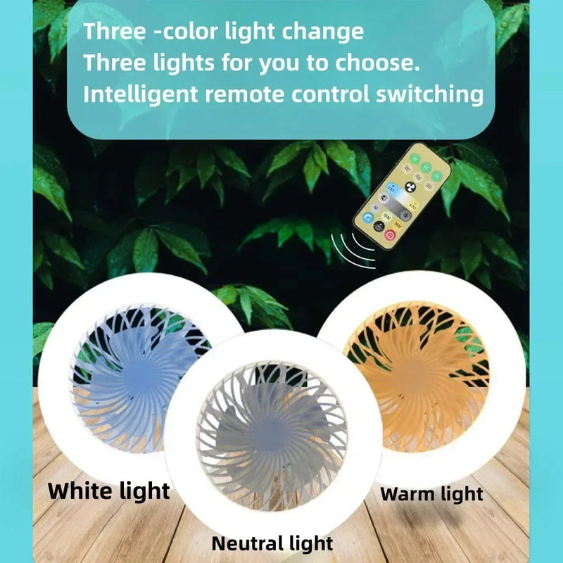 VENTILADOR DE TETO com Iluminação LED – Conforto, Estilo e Economia para Sua Casa