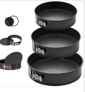 Kit 3 Forma Redonda Fundo Removível-